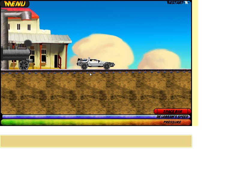 Back to The Future Train Scene